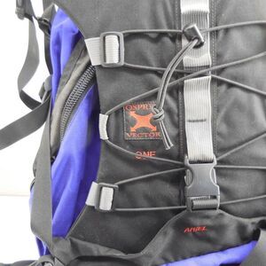 Osprey 90s Vector One Ariel Backpack Black Blue USA Made‎ 40x70x25cm